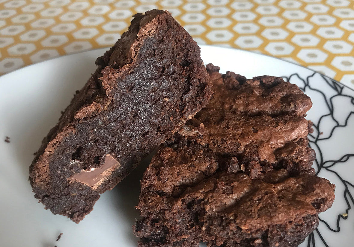 Gooey Mushroom Chocolate Brownies