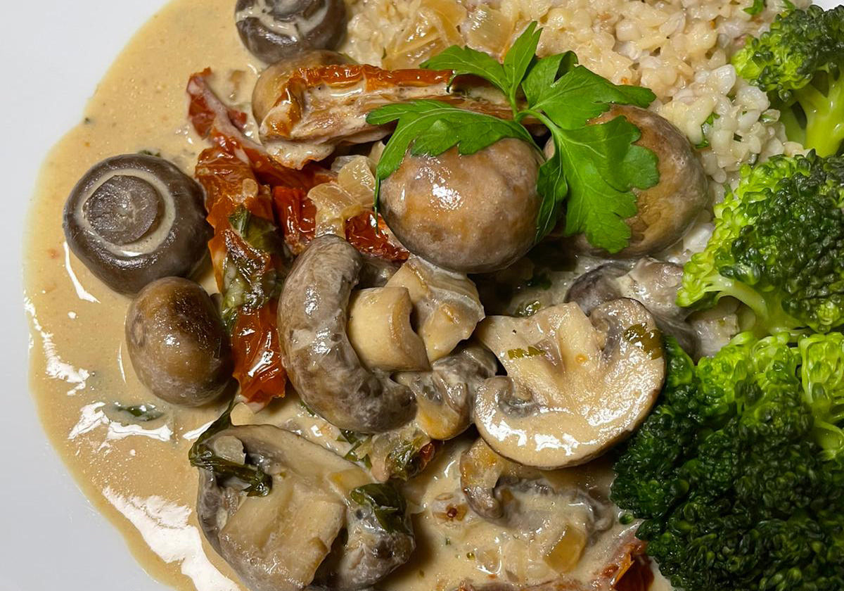 Creamy Tuscan Mushrooms Recipe