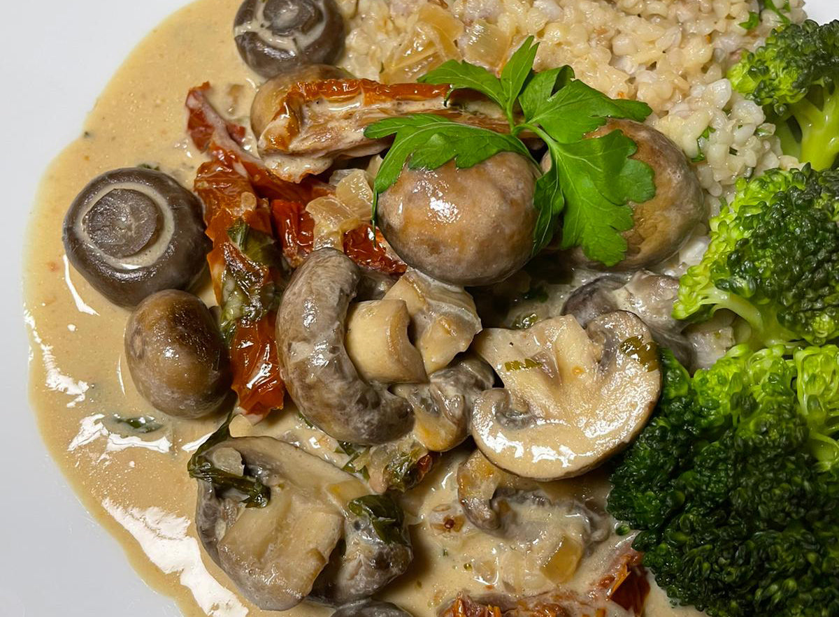 Creamy Tuscan Mushrooms Recipe